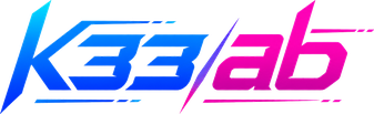 k33 ab লোগো